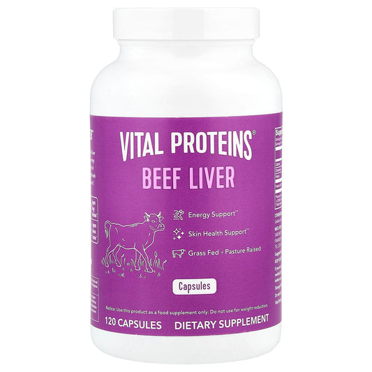 Vital Proteins, Beef Liver, 120 Capsules - Image 1