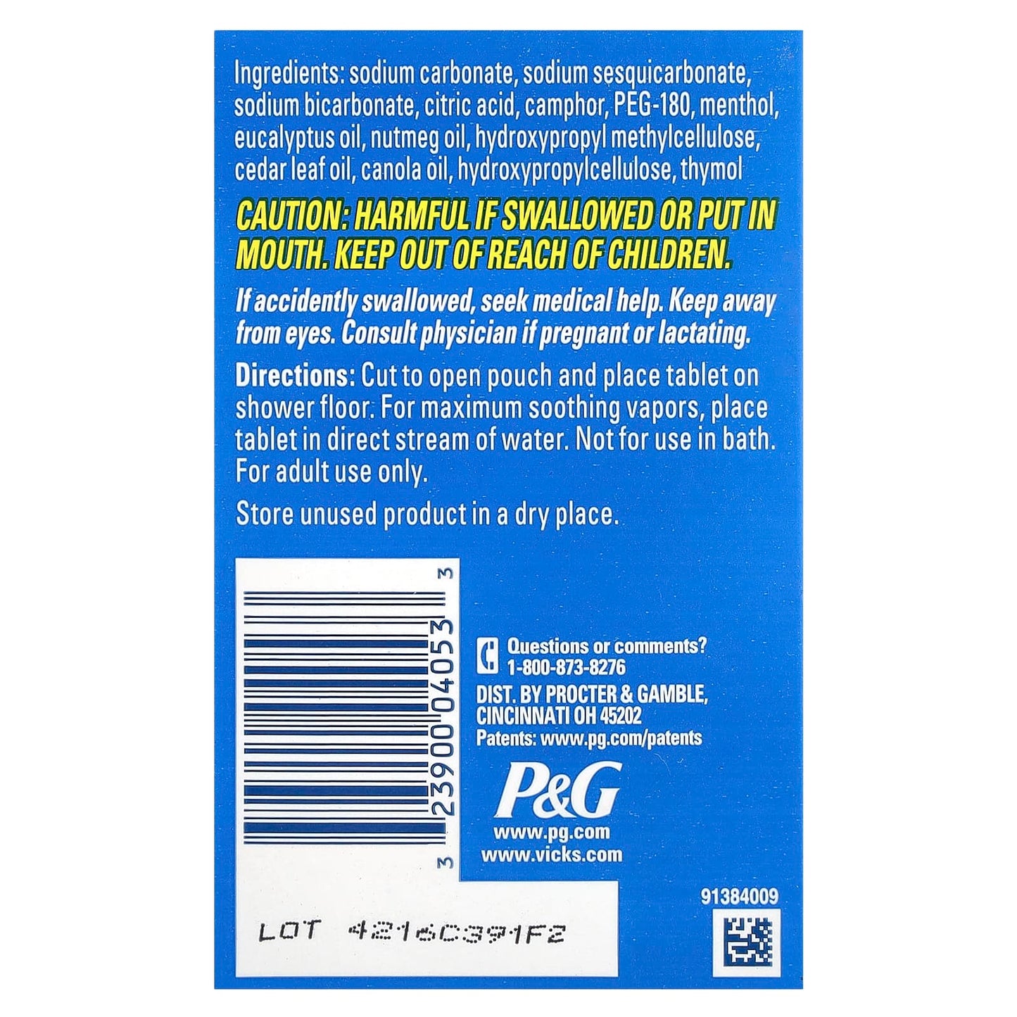 Vicks, VapoShower™, Soothing Vapors, 5 Shower Tablets - Image 2
