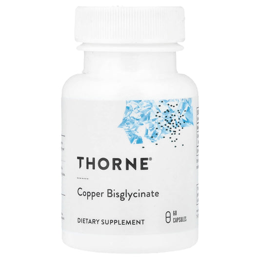 Thorne, Copper Bisglycinate, 60 Capsules (2 mg per Capsule) - Image 1