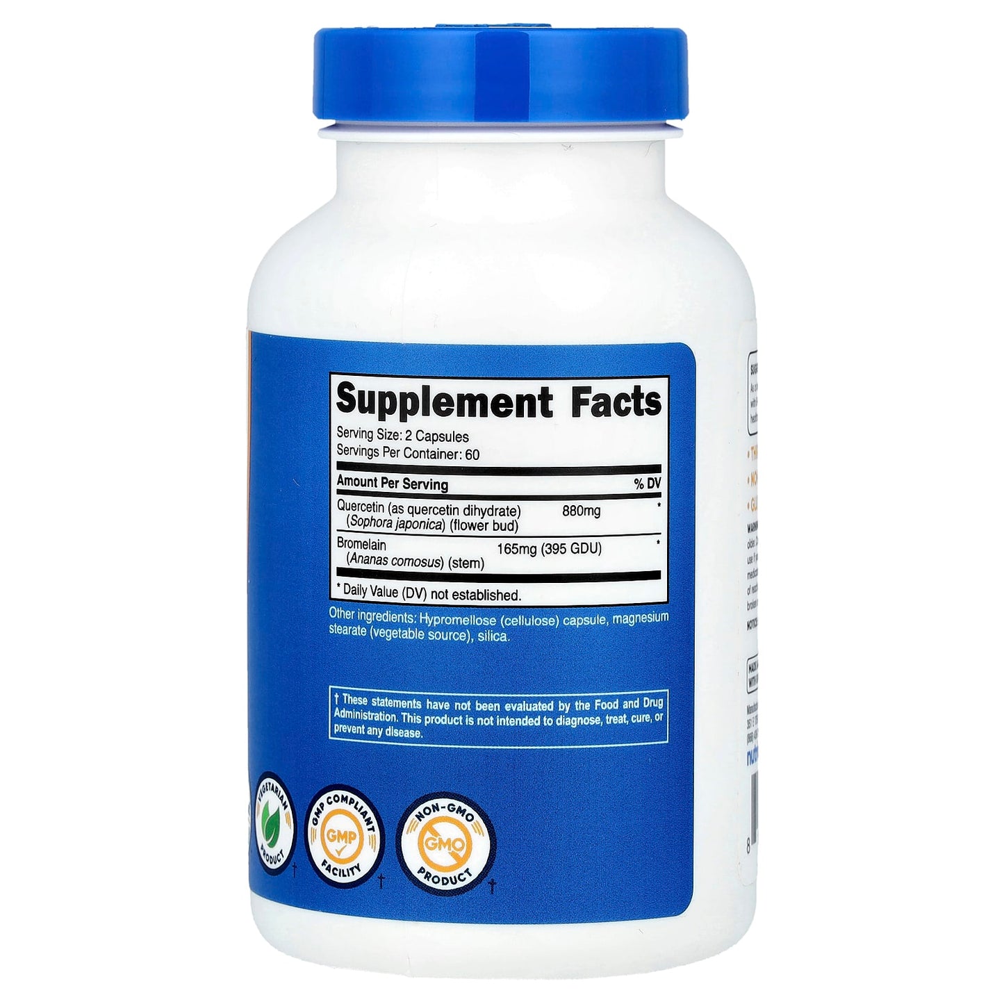 Nutricost, Quercetin with Bromelain, 120 Capsules - Image 2