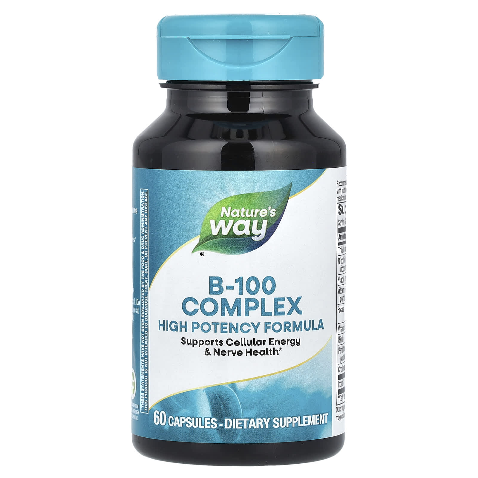 Nature's Way, B-100 Complex, 60 Capsules - Image 1