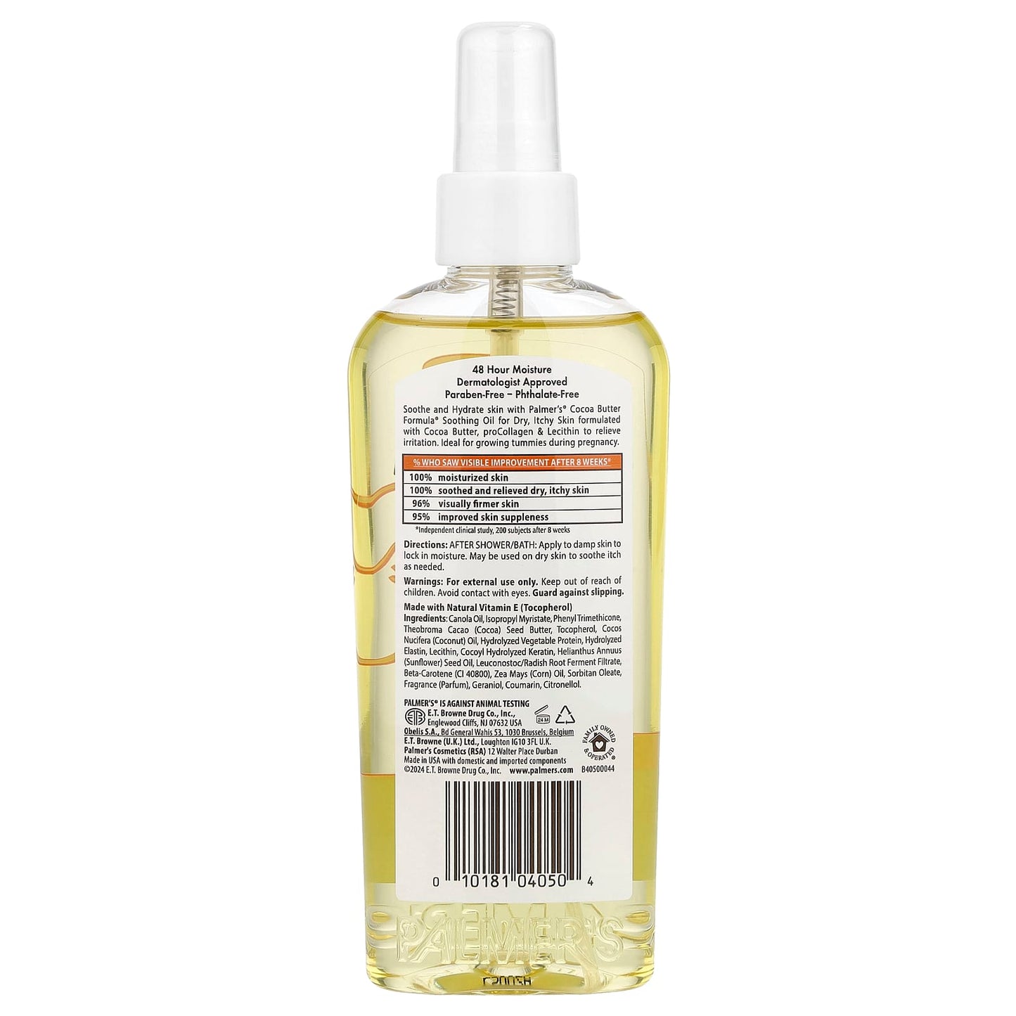 Palmer's, Cocoa Butter Formula® with Vitamin E, Soothing Oil, Dry Itchy Skin, 5.1 fl oz (150 ml) - Image 2