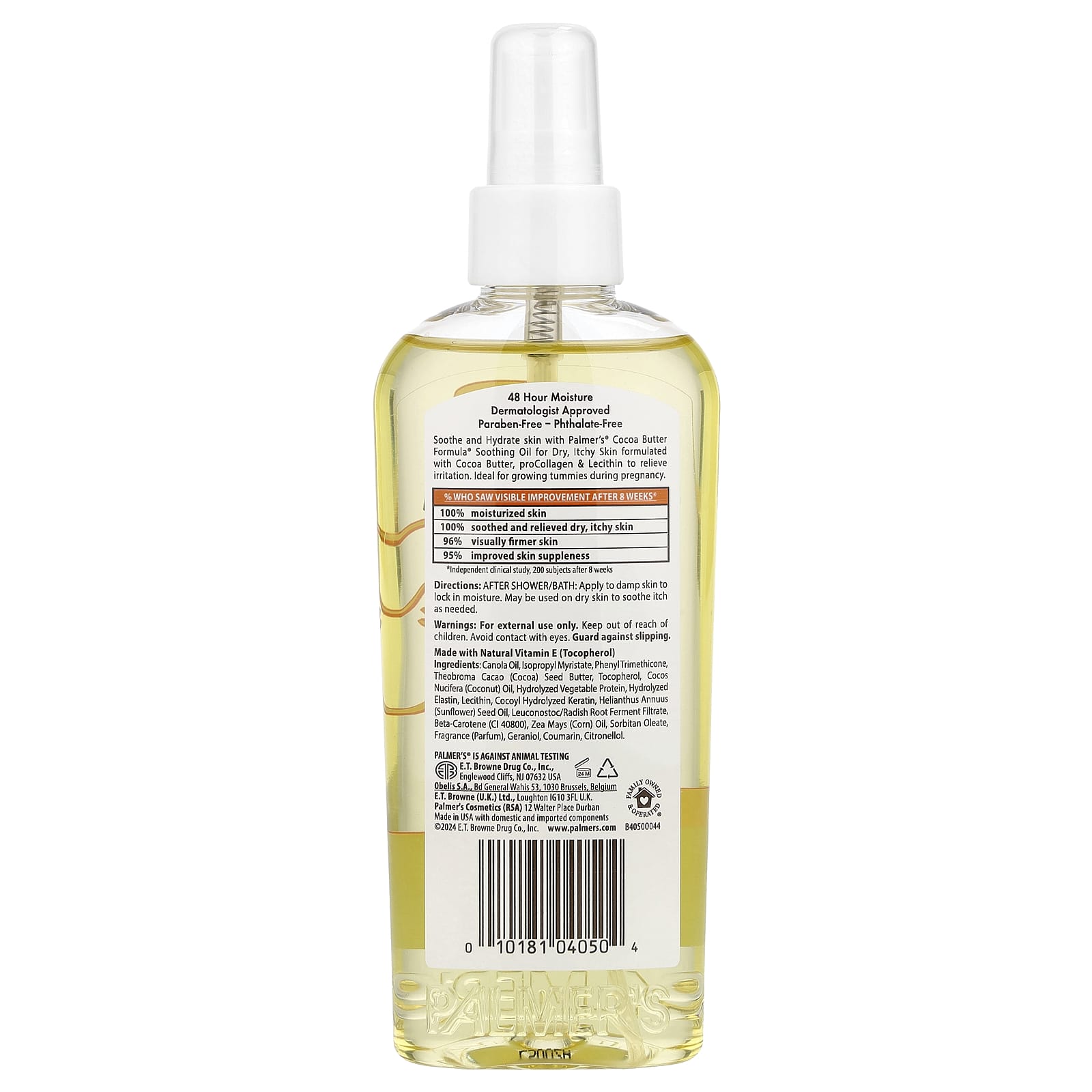 Palmer's, Cocoa Butter Formula® with Vitamin E, Soothing Oil, Dry Itchy Skin, 5.1 fl oz (150 ml) - Image 2
