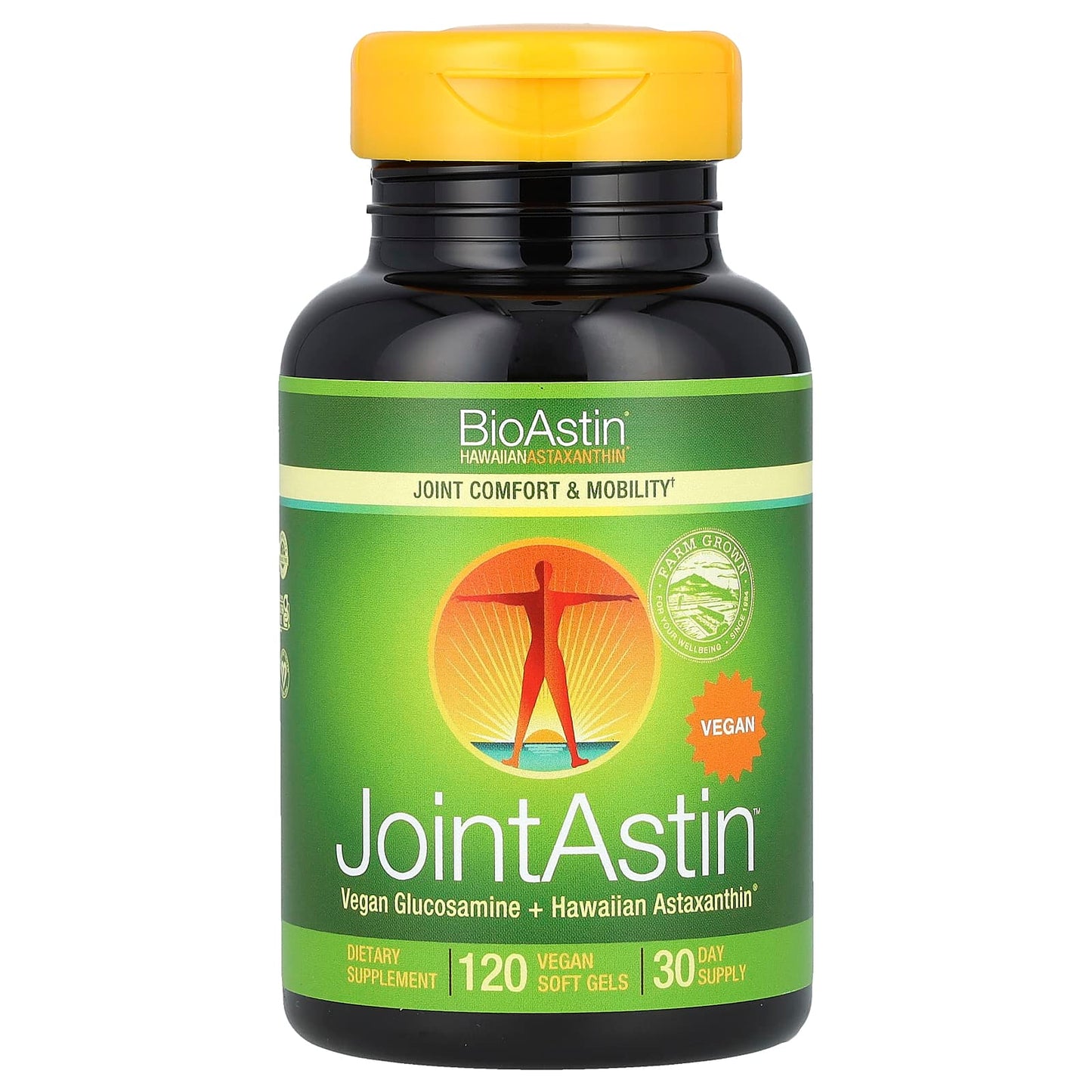 Nutrex Hawaii, BioAstin®, Hawaiian Astaxanthin, JointAstin™, 120 Vegan Soft Gels - Image 1