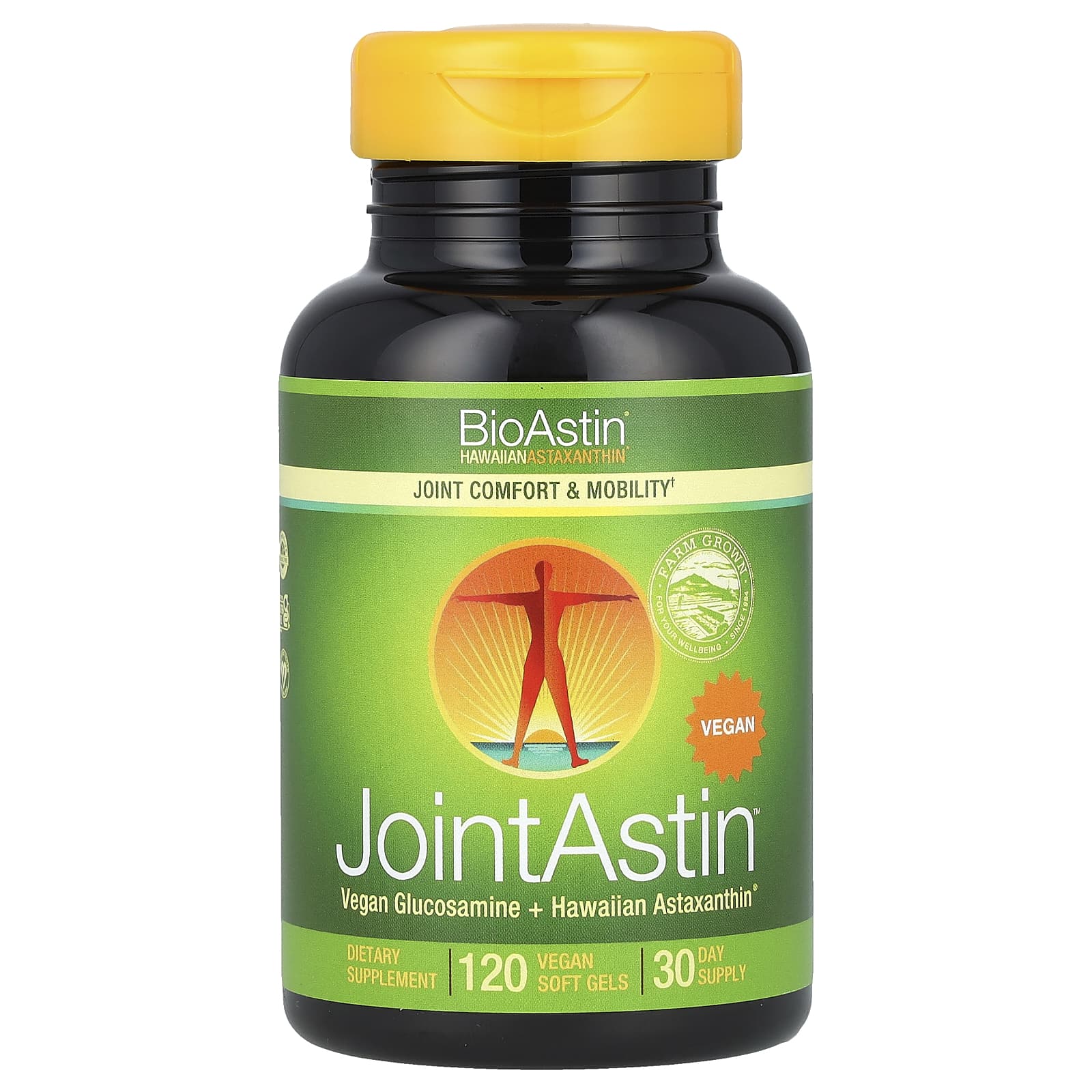 Nutrex Hawaii, BioAstin®, Hawaiian Astaxanthin, JointAstin™, 120 Vegan Soft Gels - Image 1