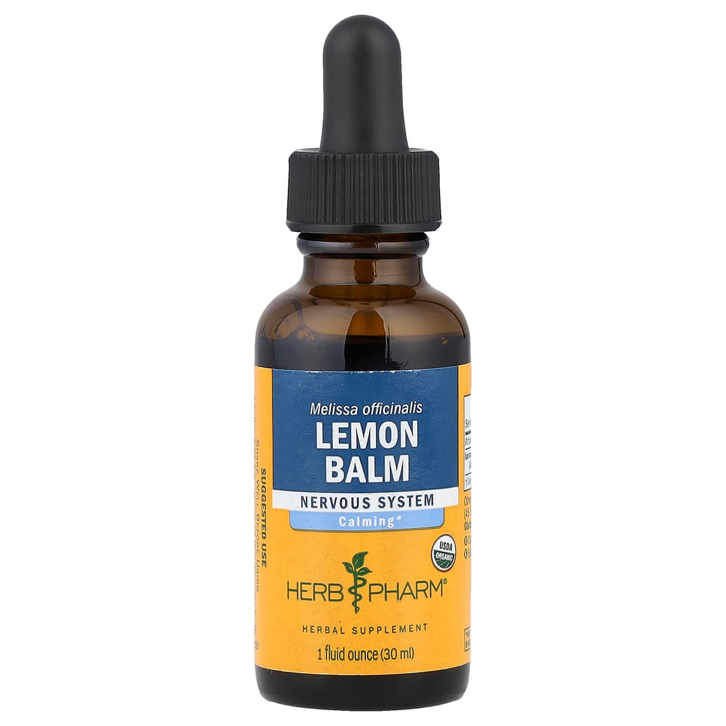 Herb Pharm Lemon Balm Liquid Extract for Nervous System Calming - Image 1