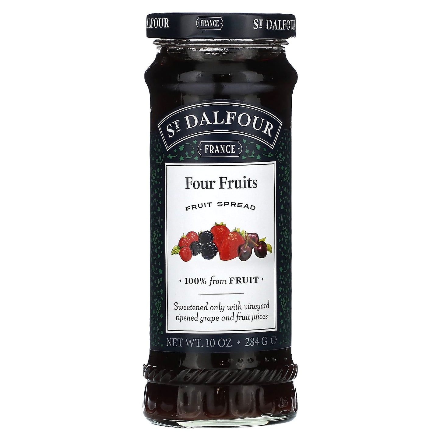 St. Dalfour, Four Fruits Fruit Spread, 10 oz (284 g) - Image 1