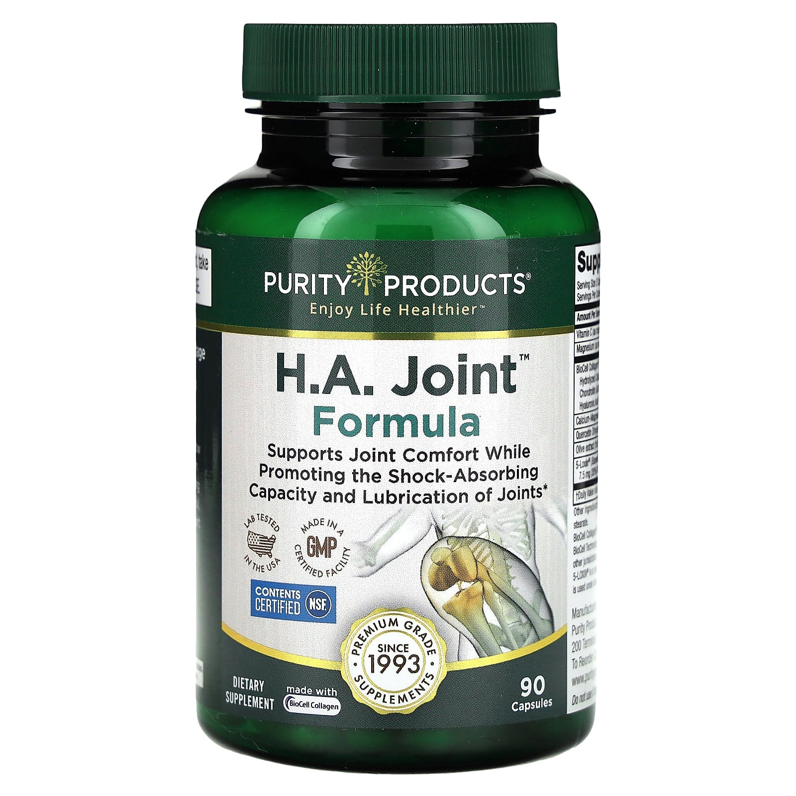 Purity Products, H.A. Joint Formula, 90 Capsules - Image 1