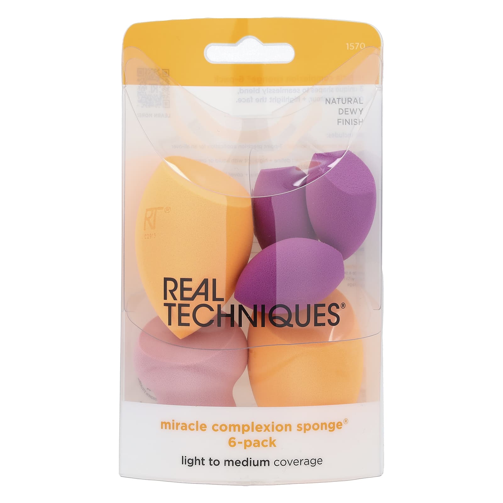 Real Techniques, Miracle Complexion Sponge®, 6 Pack - Image 2