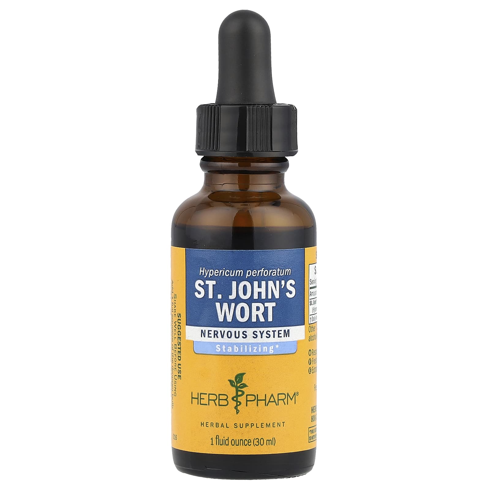 St. John's Wort Liquid Extract by Herb Pharm - Mood & Emotional Balance - Image 1