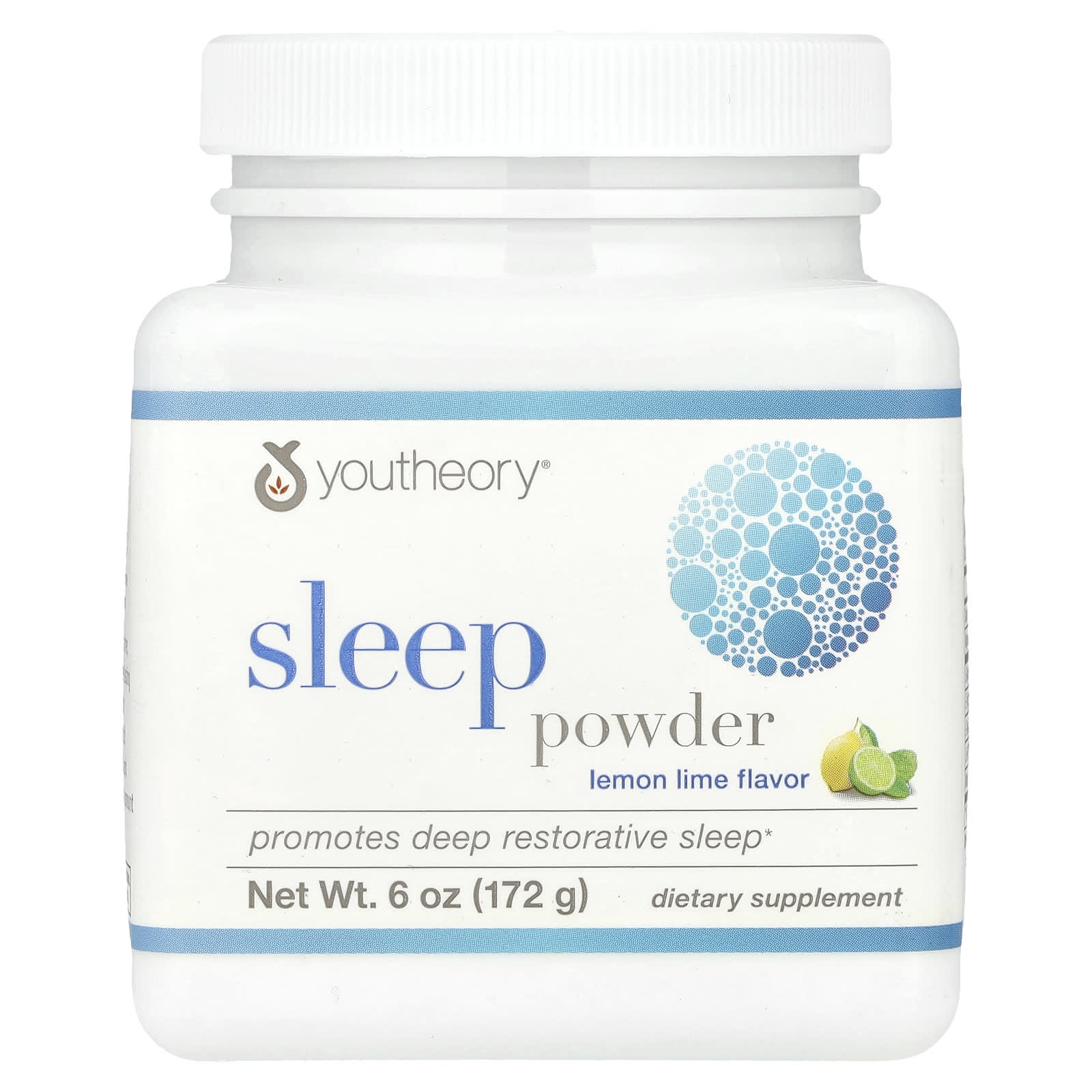 Youtheory, Sleep Powder, Lemon Lime, 6 oz (172 g) - Image 1