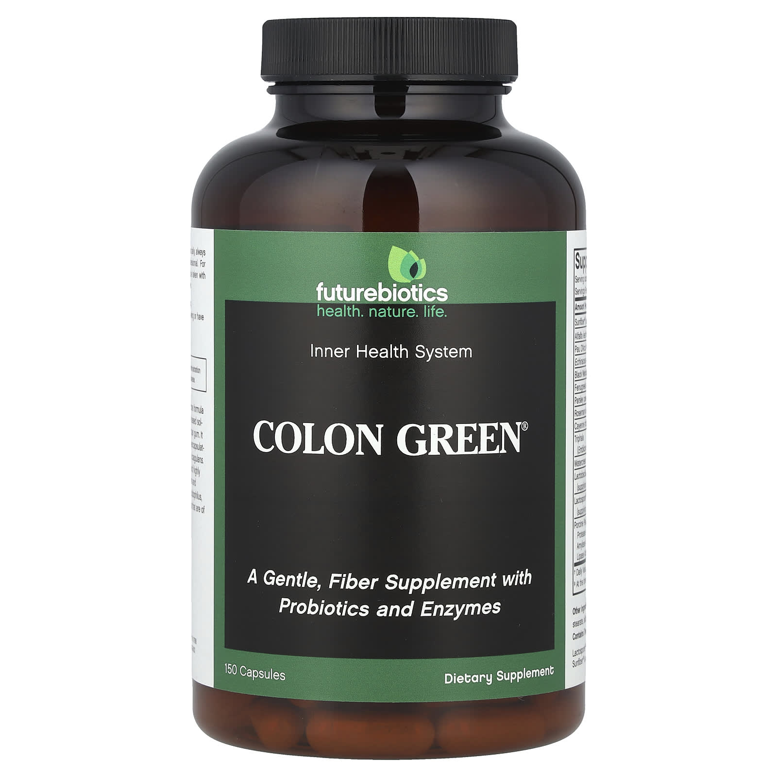 FutureBiotics Colon Green Colon Care Formula 150 Capsules - Image 1