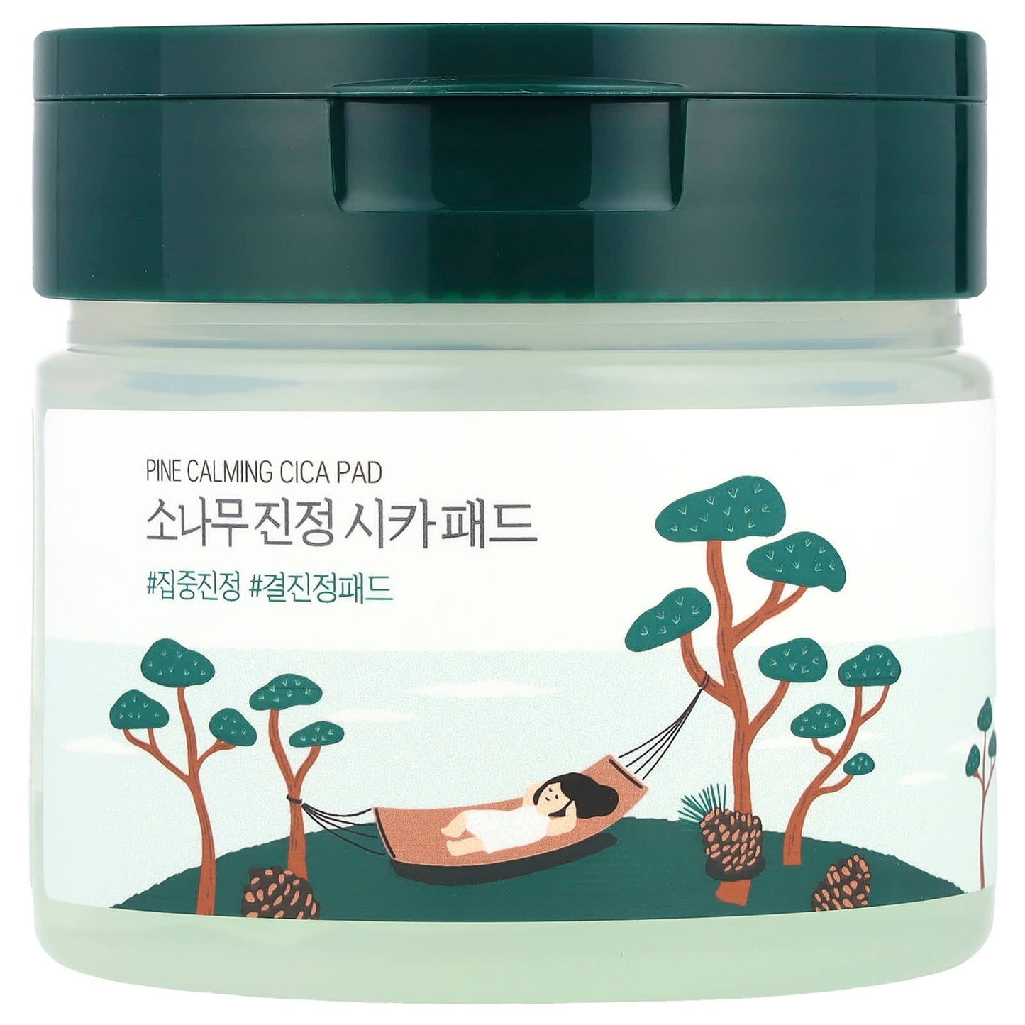 Round Lab, Pine Calming CICA Pad, 50 Pads, 6.59 fl oz (195 ml) - Image 1