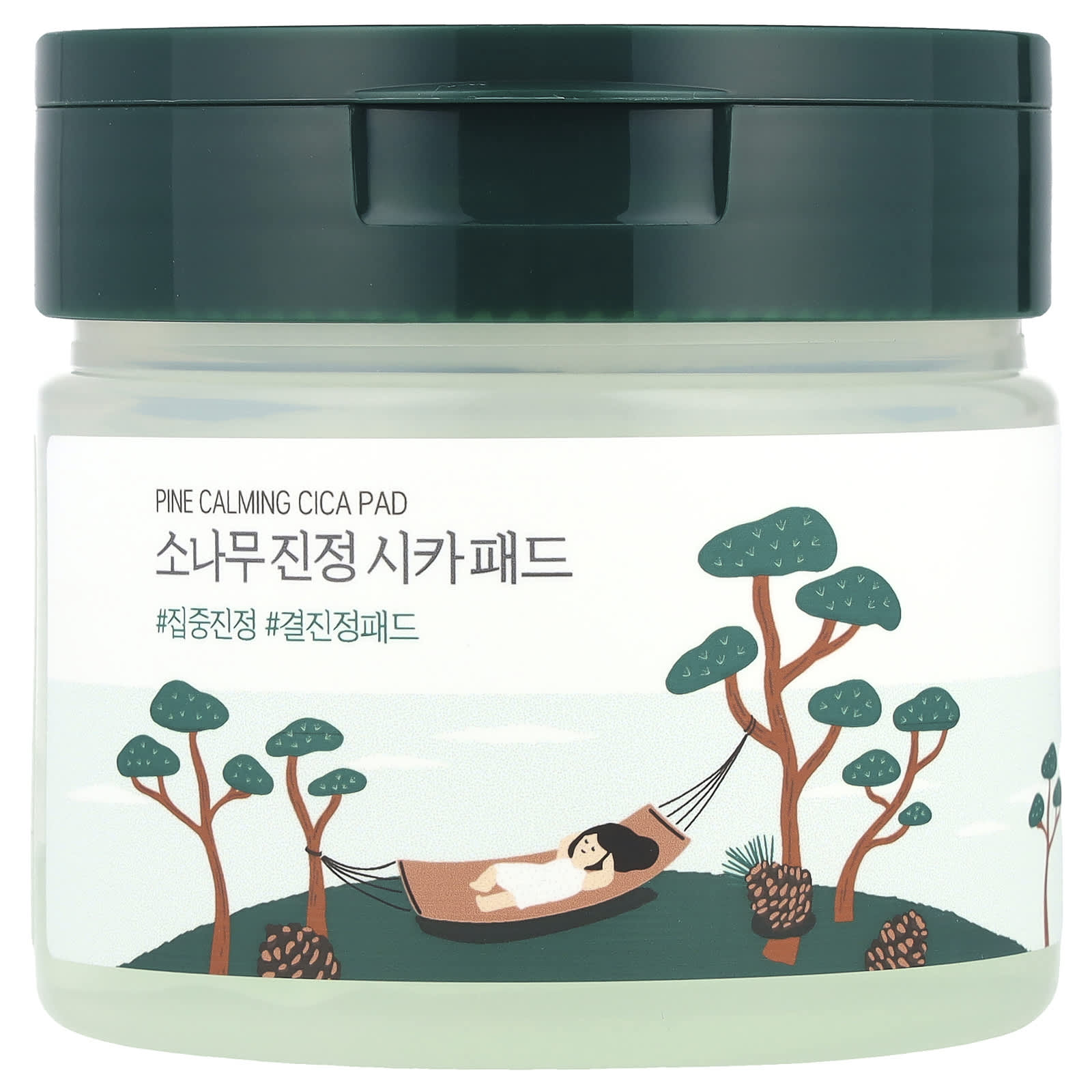 Round Lab, Pine Calming CICA Pad, 50 Pads, 6.59 fl oz (195 ml) - Image 1
