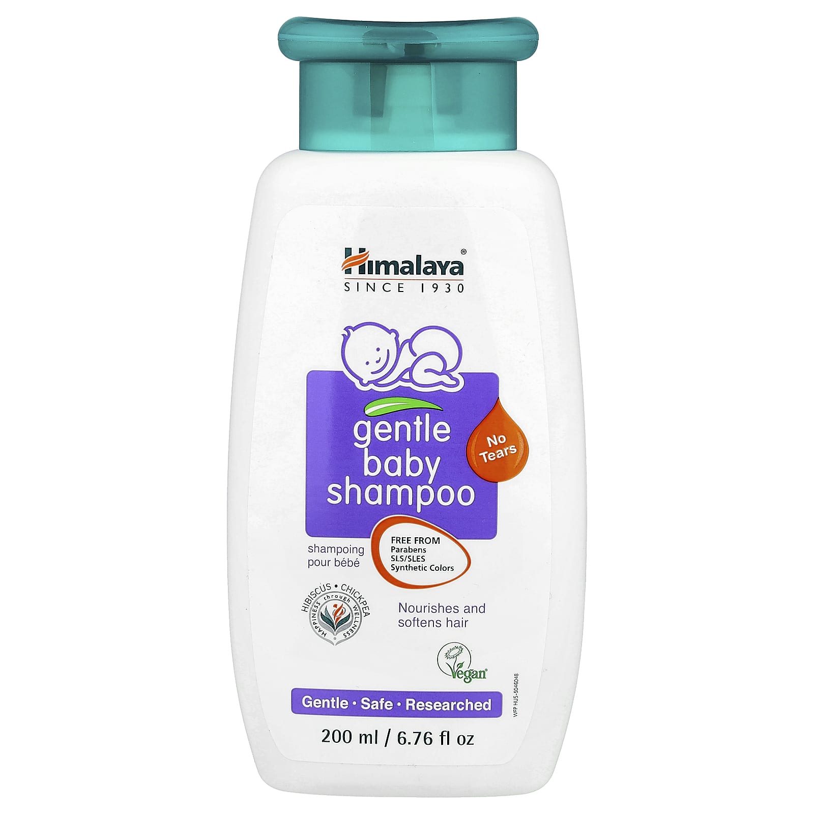 Gentle Baby Shampoo by Himalaya - No Tears, Vegan Formula - Image 1