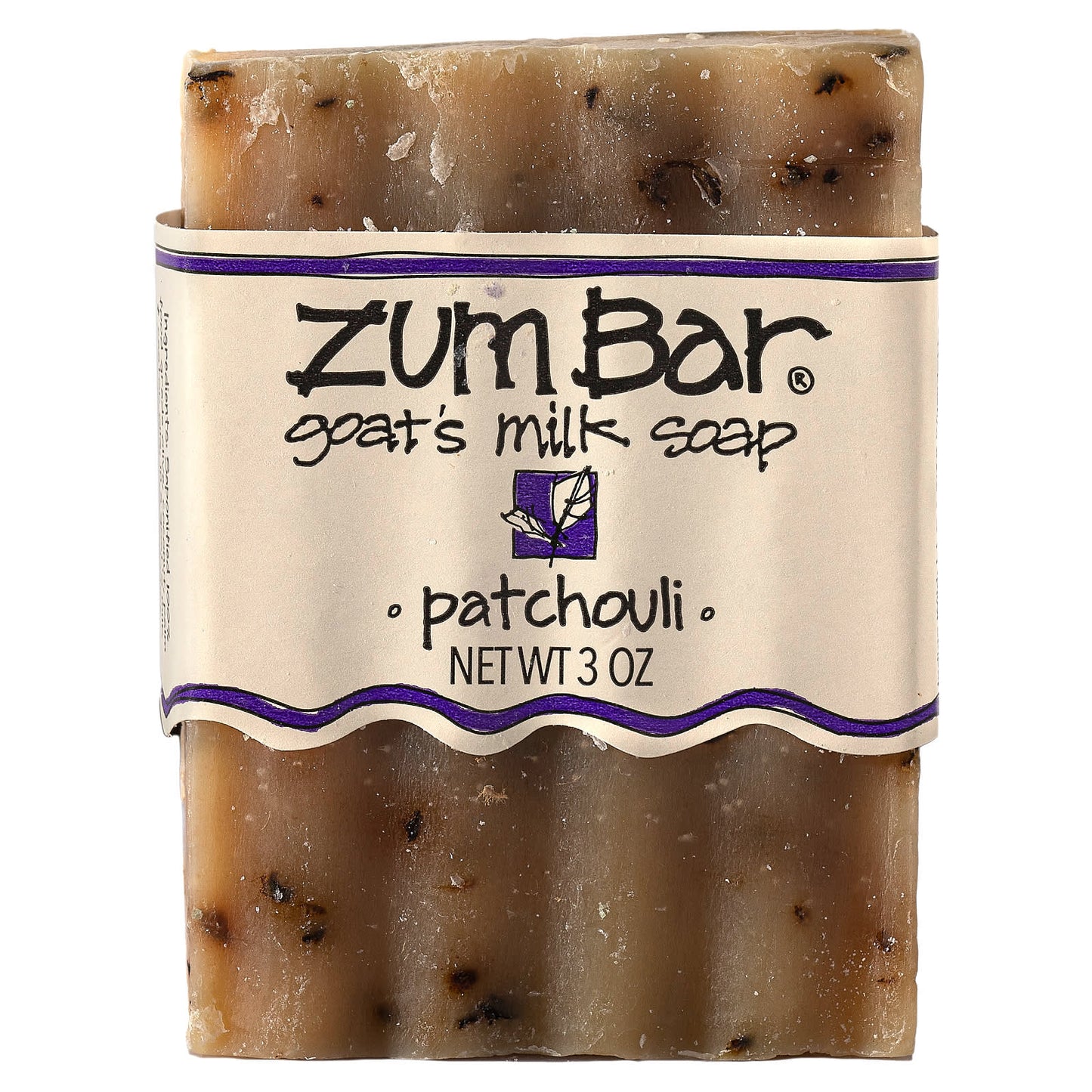 ZUM, Zum Bar, Goat's Milk Soap, Patchouli, 3 oz - Image 1