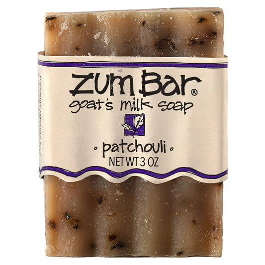 ZUM, Zum Bar, Goat's Milk Soap, Patchouli, 3 oz - Image 1