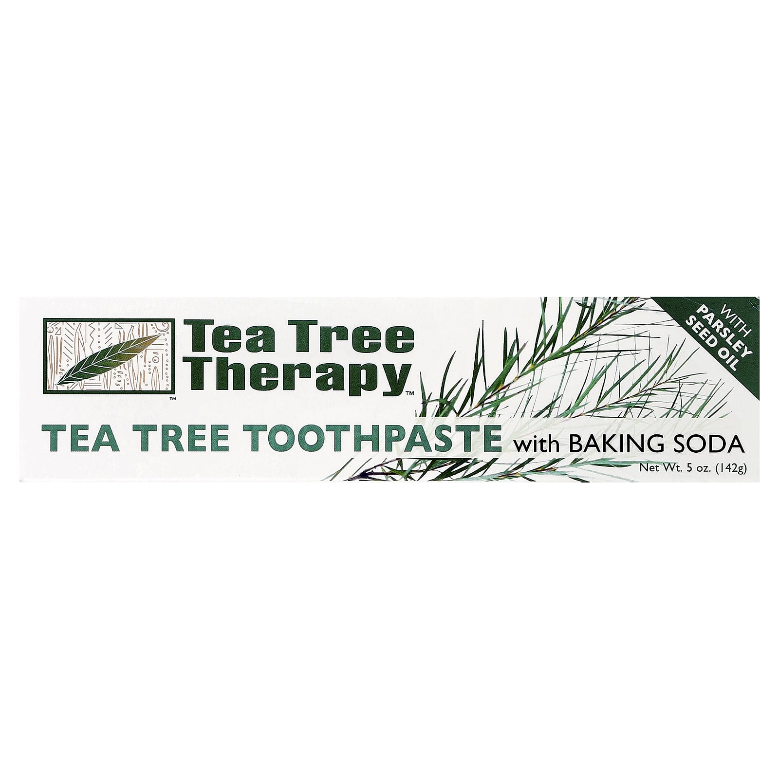 Tea Tree Therapy, Tea Tree Toothpaste with Baking Soda, 5 oz (142 g) - Image 2
