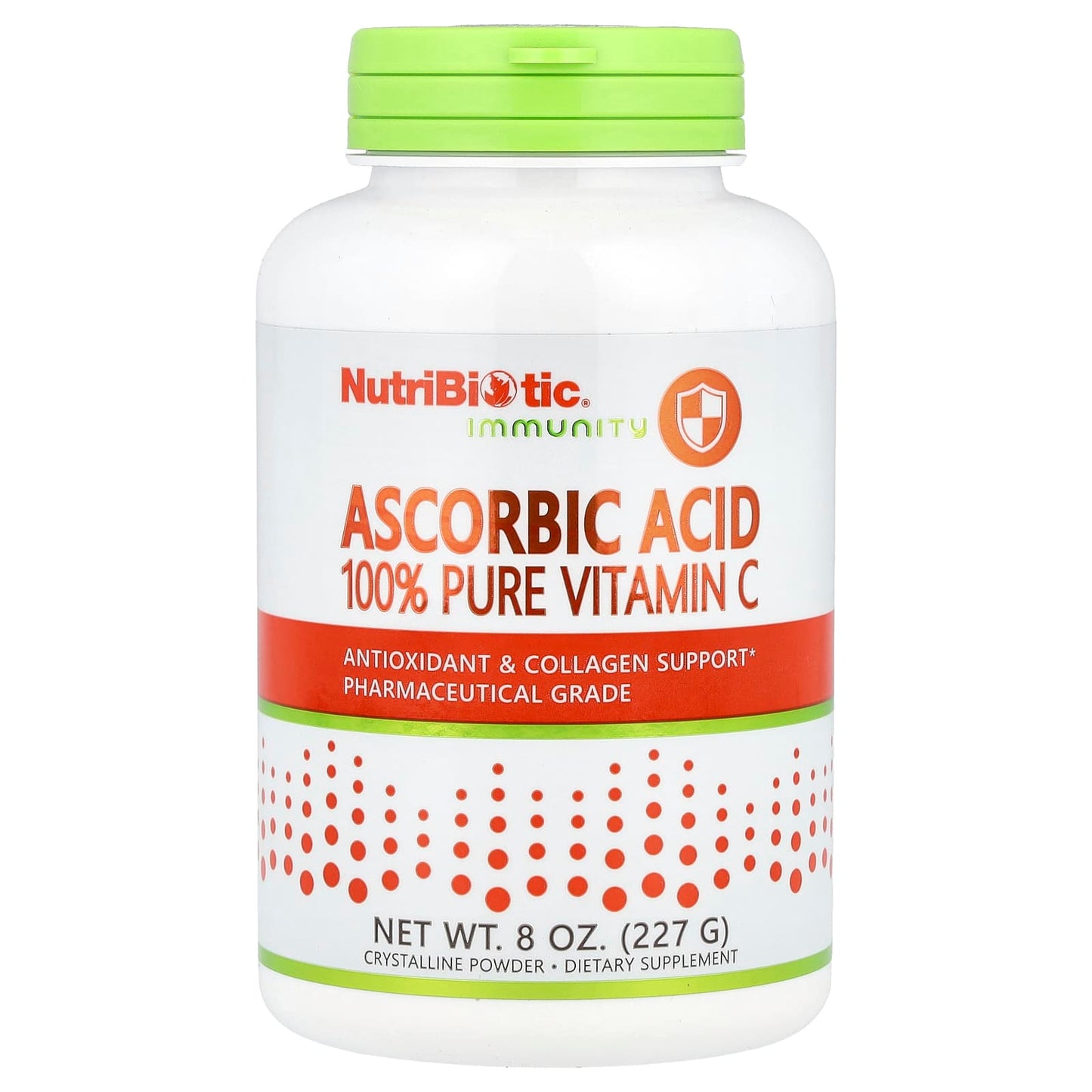 NutriBiotic, Immunity, Ascorbic Acid, 100% Pure Vitamin C, Crystalline Powder, 8 oz (227 g) - Image 1