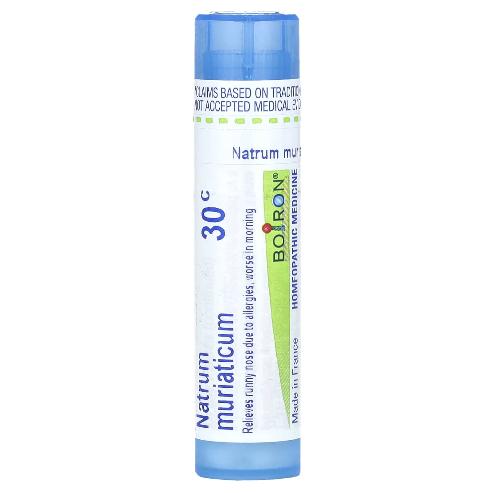 Relieve Morning Allergies with Boiron Natrum Muriaticum 30C Homeopathic Medicine - Image 1