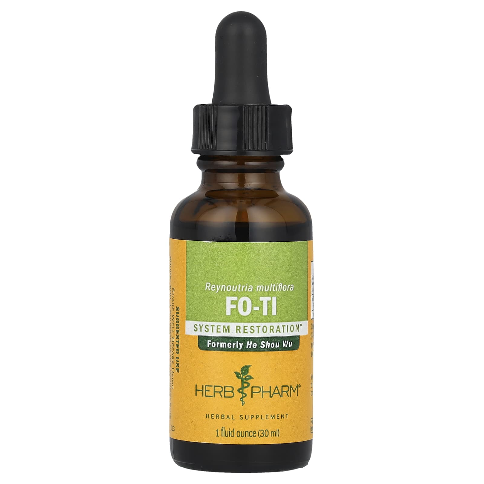 Herb Pharm Fo-Ti Supplement for System Restoration, 1 fl oz (30 ml) - Image 1