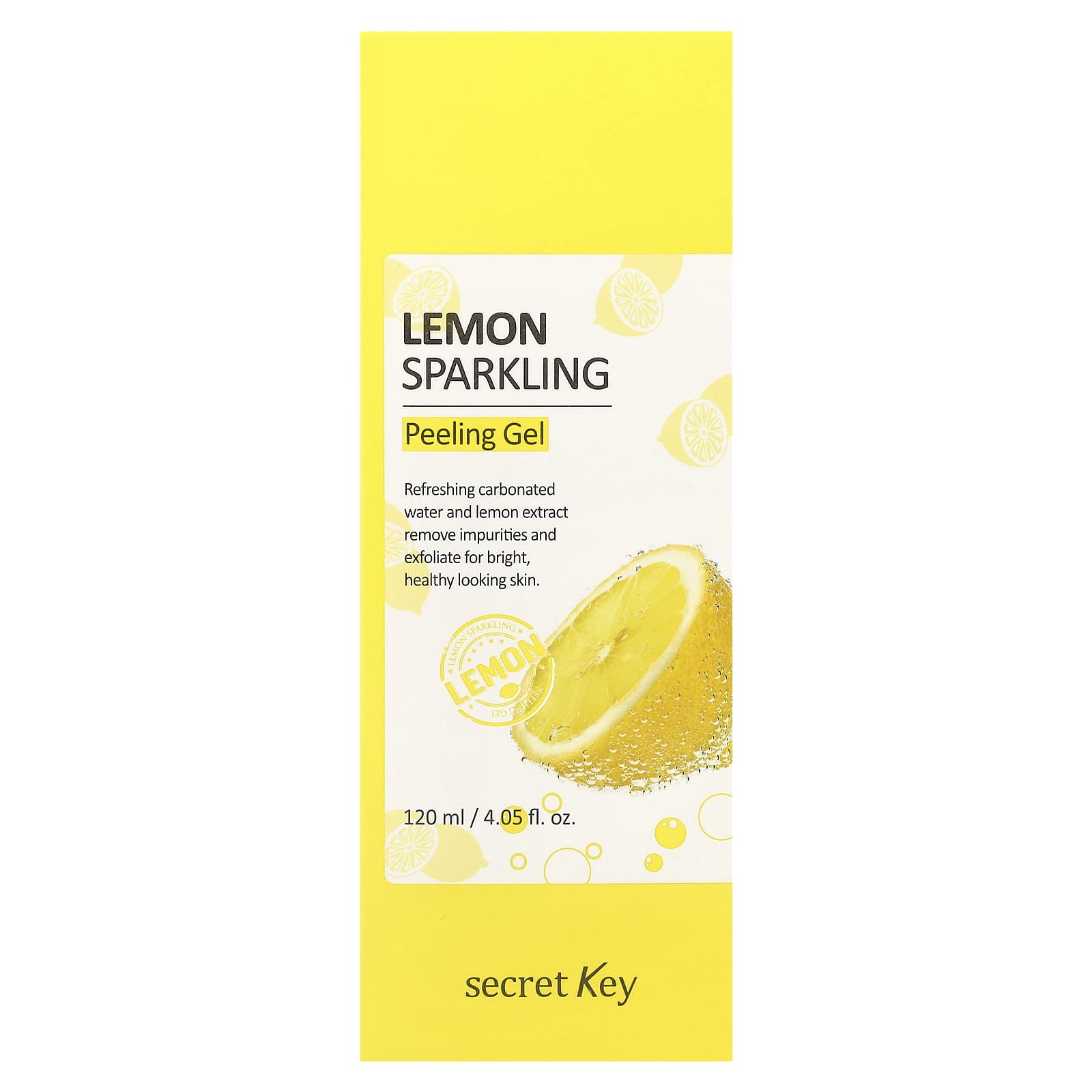 Secret Key, Lemon Sparkling Peeling Gel, 4.05 fl oz (120 ml) - Image 2