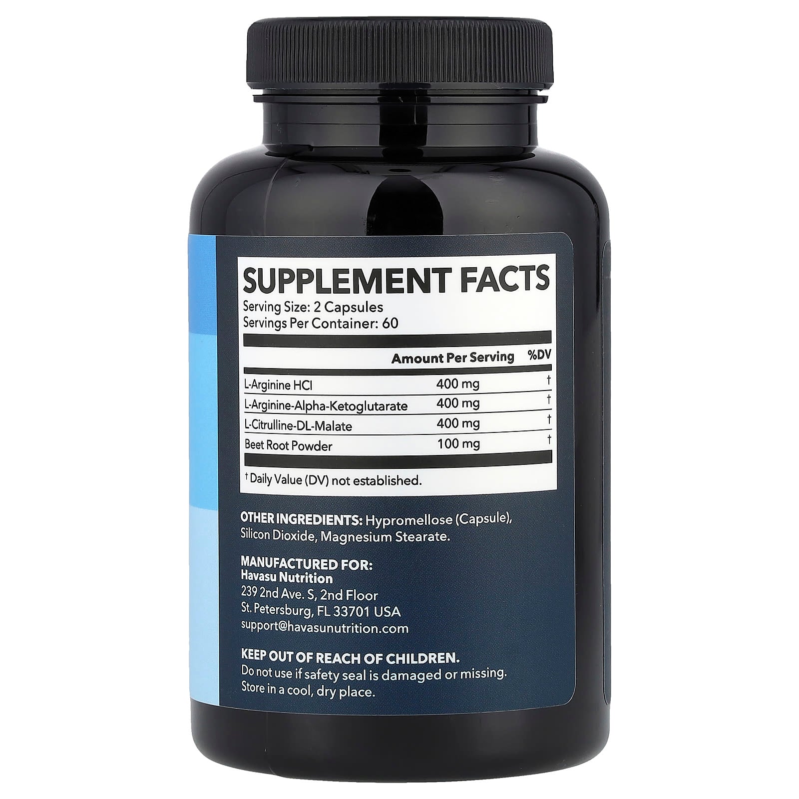 Boost Nitric Oxide with Havasu Nutrition L-Arginine + Citrulline - Image 2