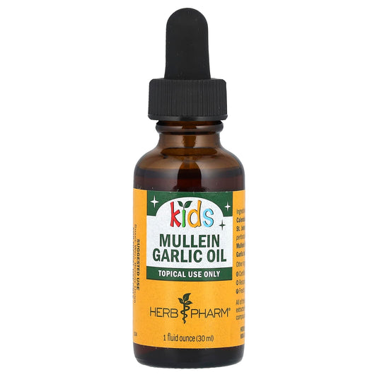Herb Pharm Kids Mullein Garlic Oil - Soothe Ears Naturally - Image 1