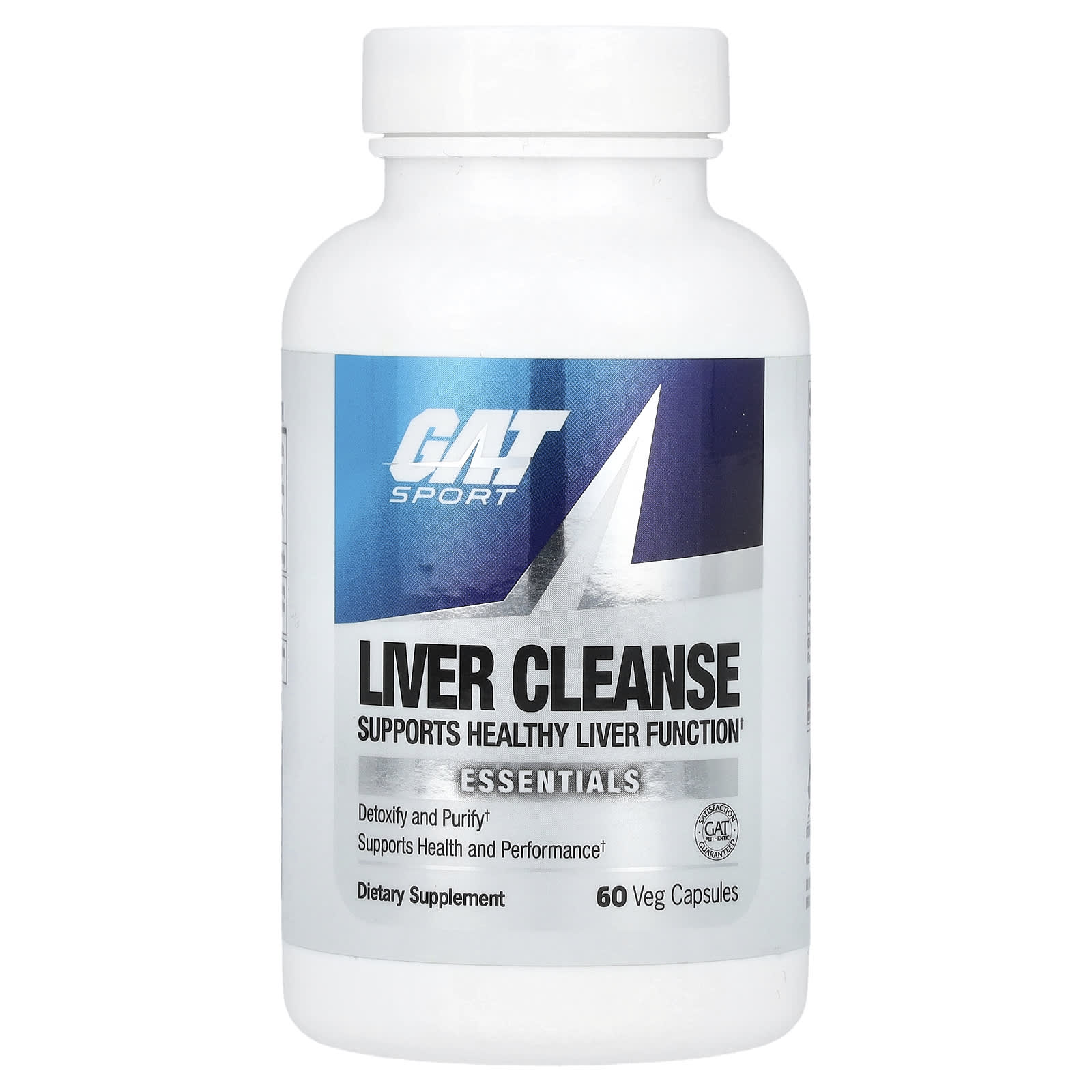 GAT Liver Cleanse 60 Veg Capsules - Healthy Liver Function & Detox - Image 1
