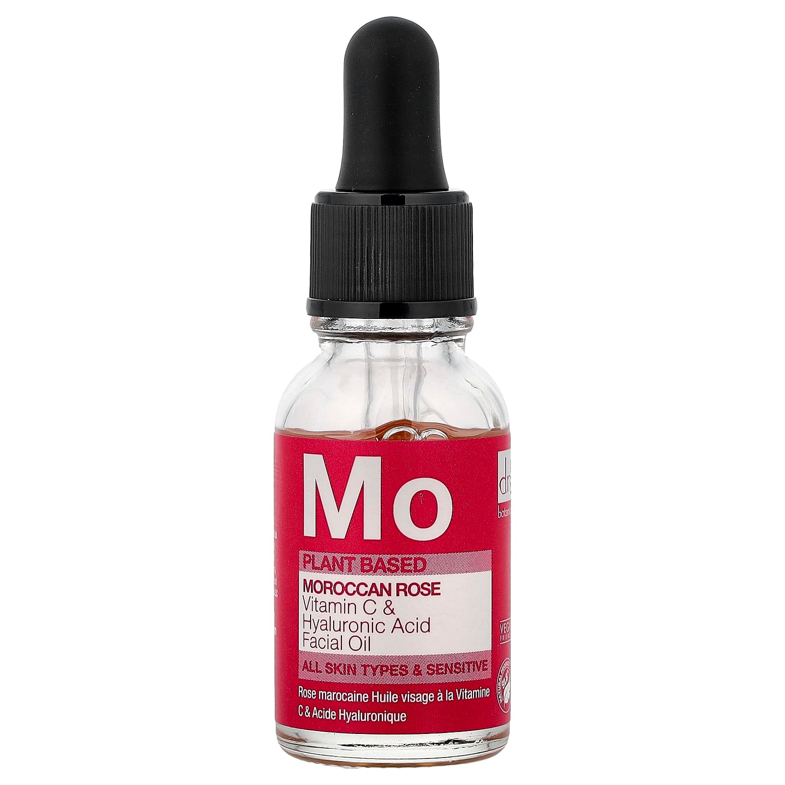 Dr. Botanicals Moroccan Rose Vitamin C Facial Oil - Hydrate & Brighten Skin - Image 1