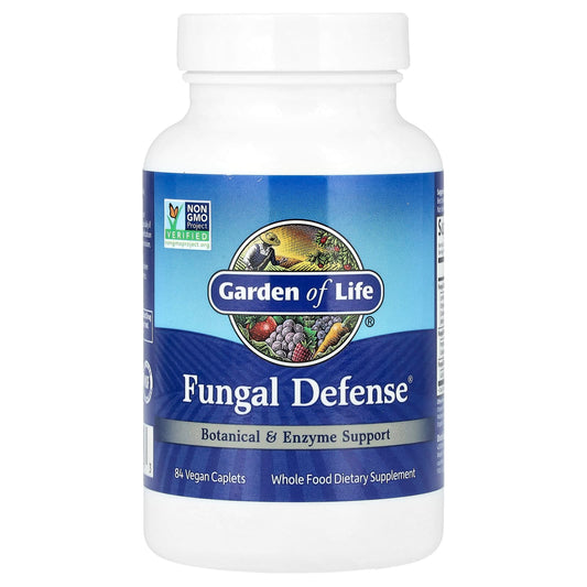 Garden of Life Fungal Defense 84 Vegan Caplets - Boost Immunity Naturally - Image 1