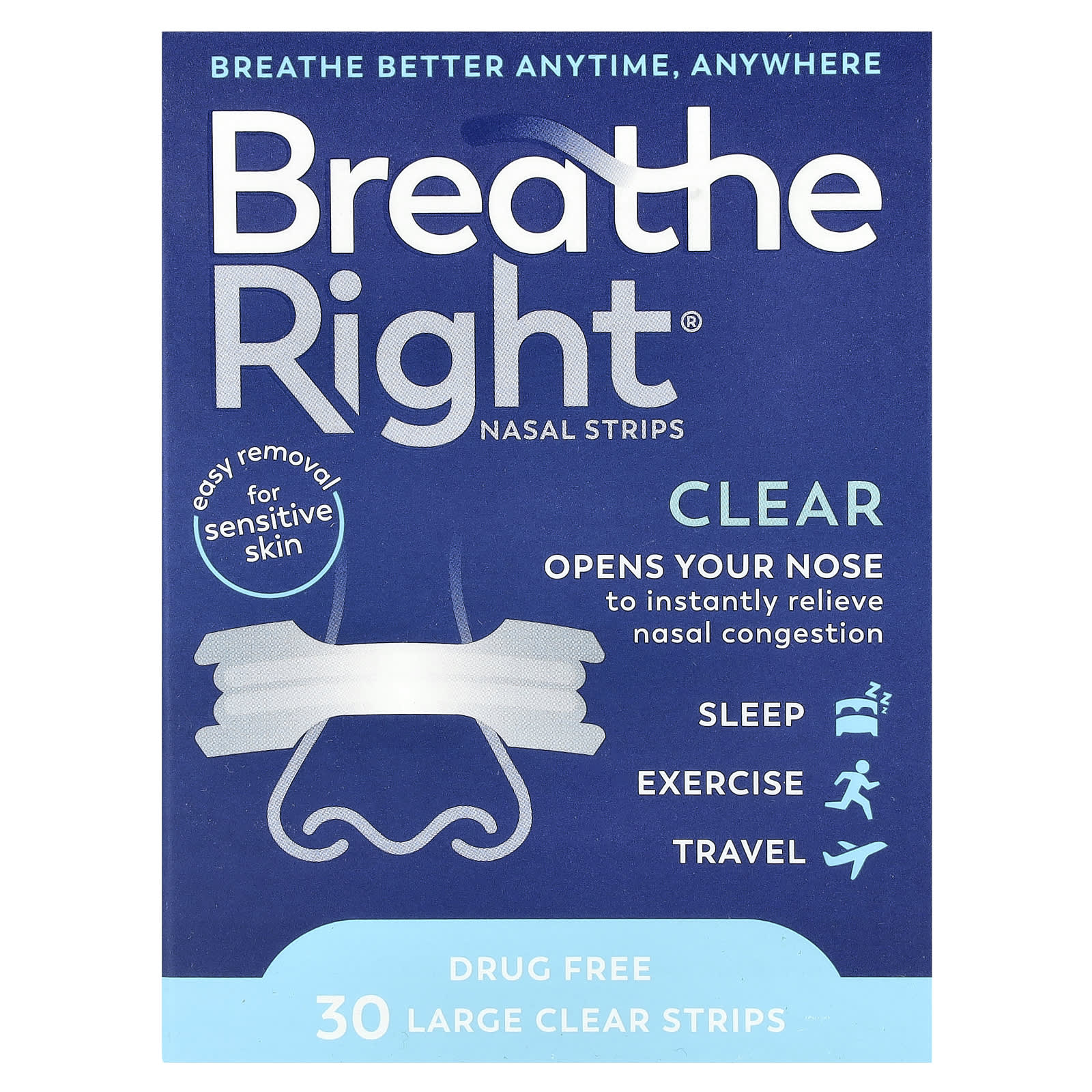 Breathe Easier with Large Nasal Strips for Congestion Relief - Image 1