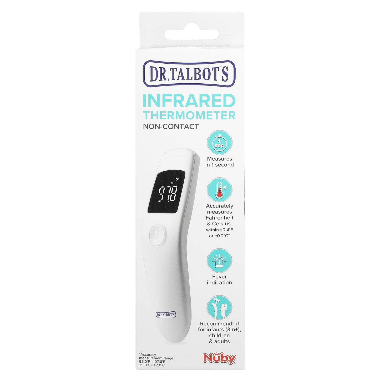 Accurate Non-Contact Infrared Thermometer for Fever Detection - Image 1