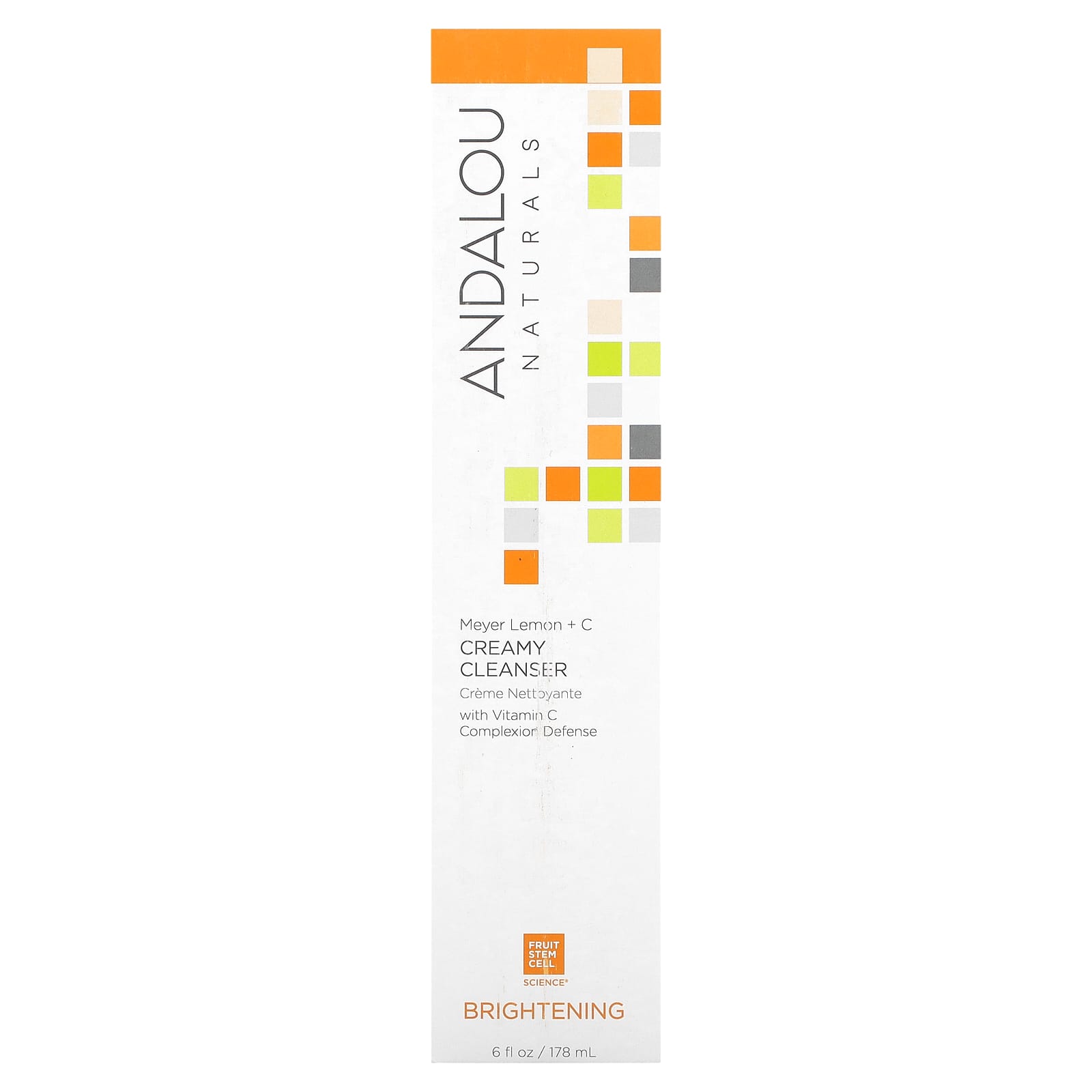 Andalou Naturals Creamy Cleanser Meyer Lemon Vitamin C Brightening - Image 2