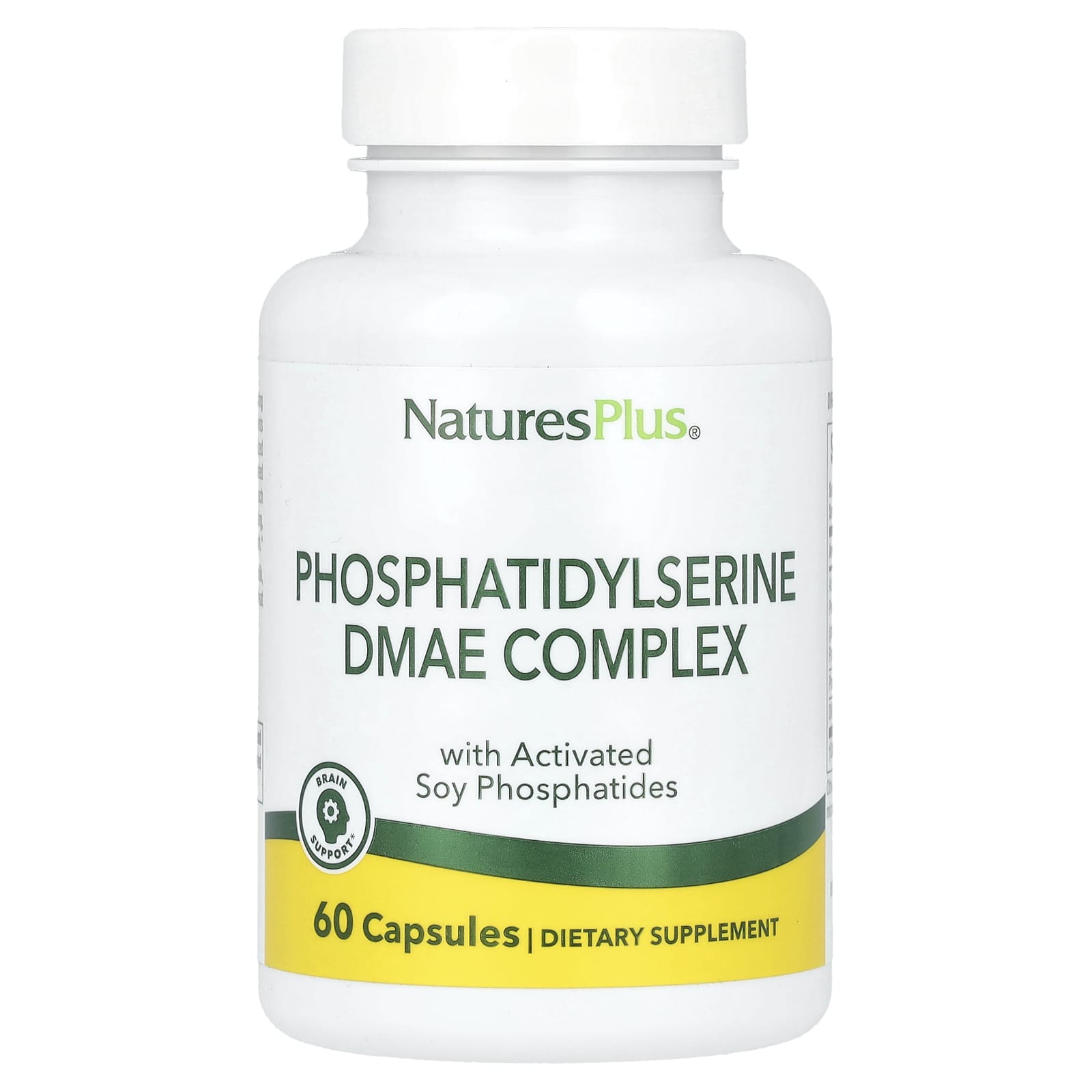 NaturesPlus, Phosphatidylserine DMAE Complex, 60 Capsules - Image 1