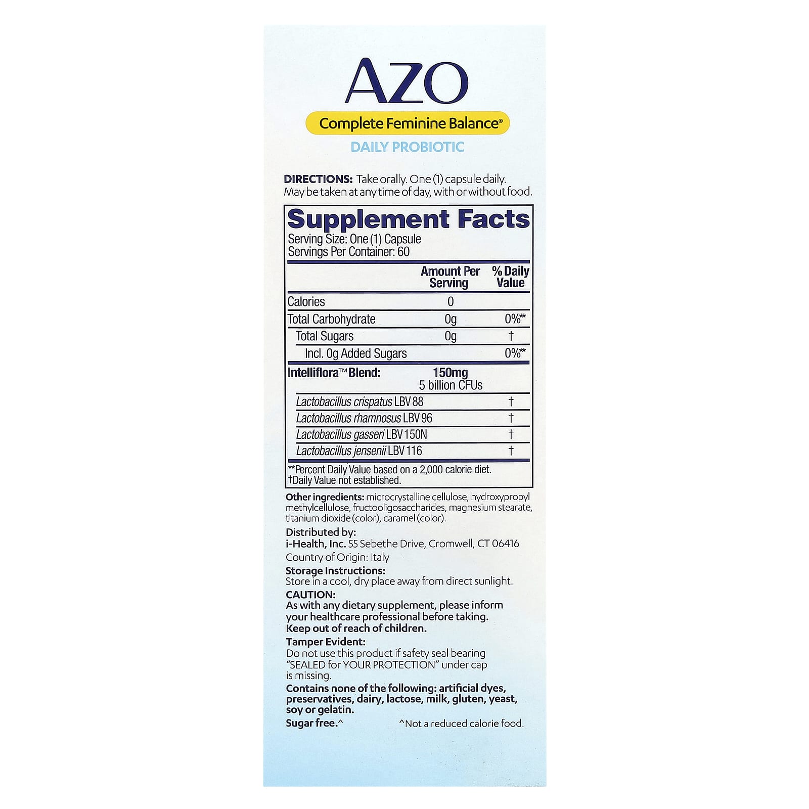AZO Complete Feminine Balance Daily Probiotic for Vaginal Health - Image 2