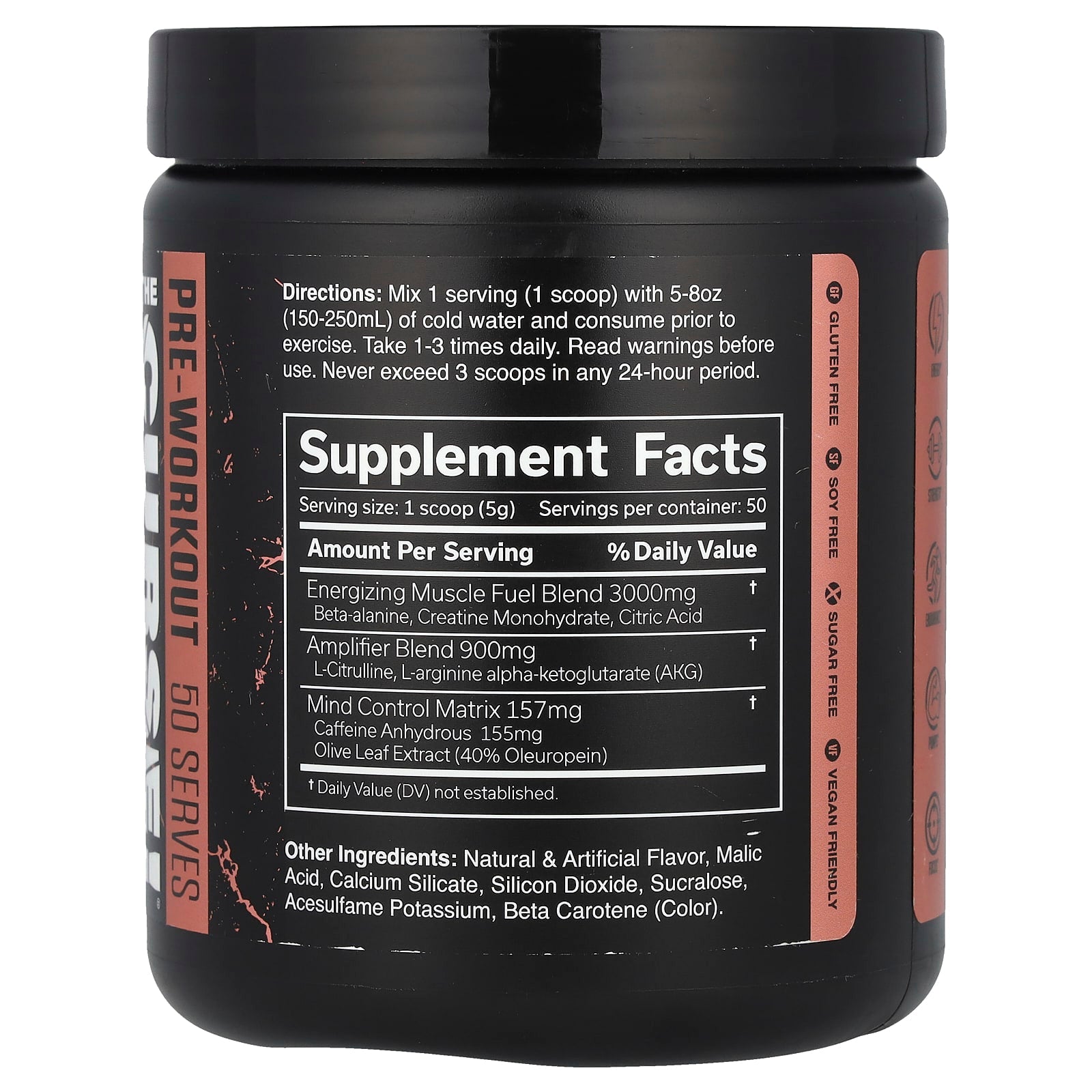 JNX Sports The Curse Pre Workout for Energy Endurance Pumps - Image 2