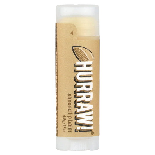 Hurraw! Organic Almond Lip Balm - Natural Moisturizer - Image 1