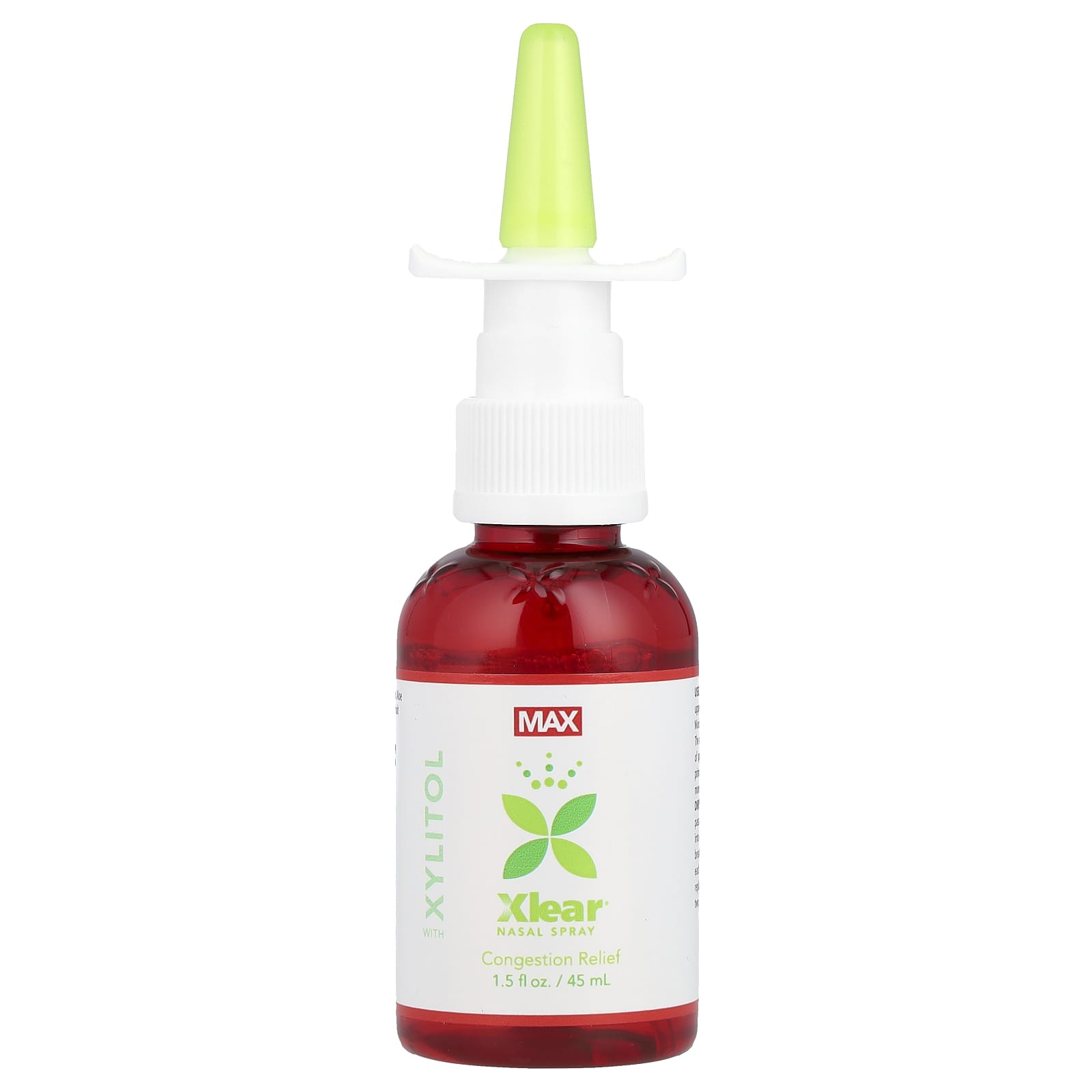 Xlear, Natural Saline, Nasal Spray with Xylitol, 1.5 fl oz (45 ml) - Image 1
