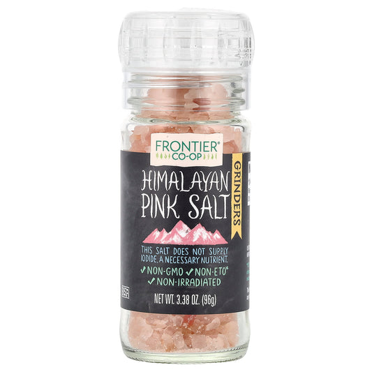 Pure Himalayan Pink Salt Grinder by Frontier Co-op, 96g, Non-GMO & Kosher - Image 1