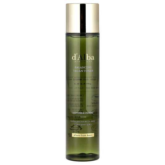 d'Alba Balancing Vegan Toner 5.07 fl oz (150 ml) for Sensitive Skin - Image 1