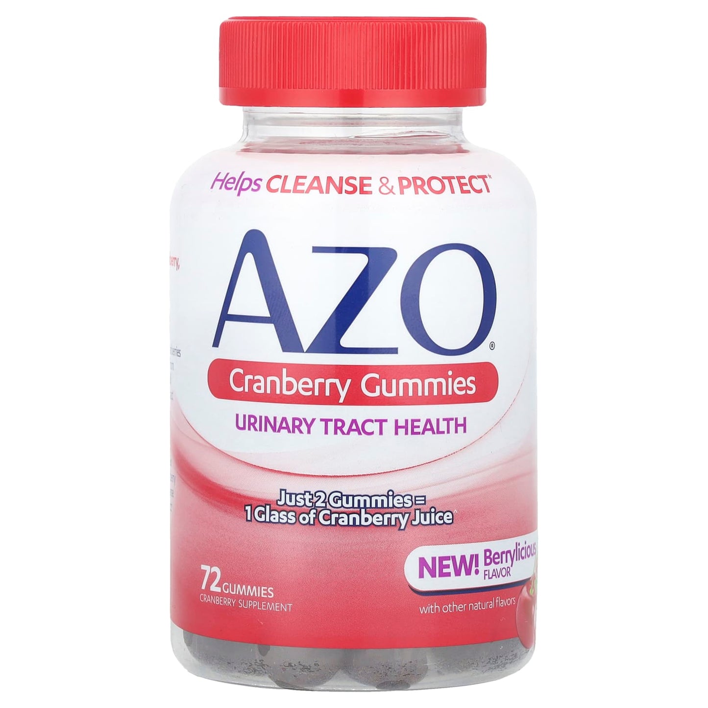 AZO, Cranberry Gummies, Berrylicious, 72 Gummies (250 mg per Gummy)