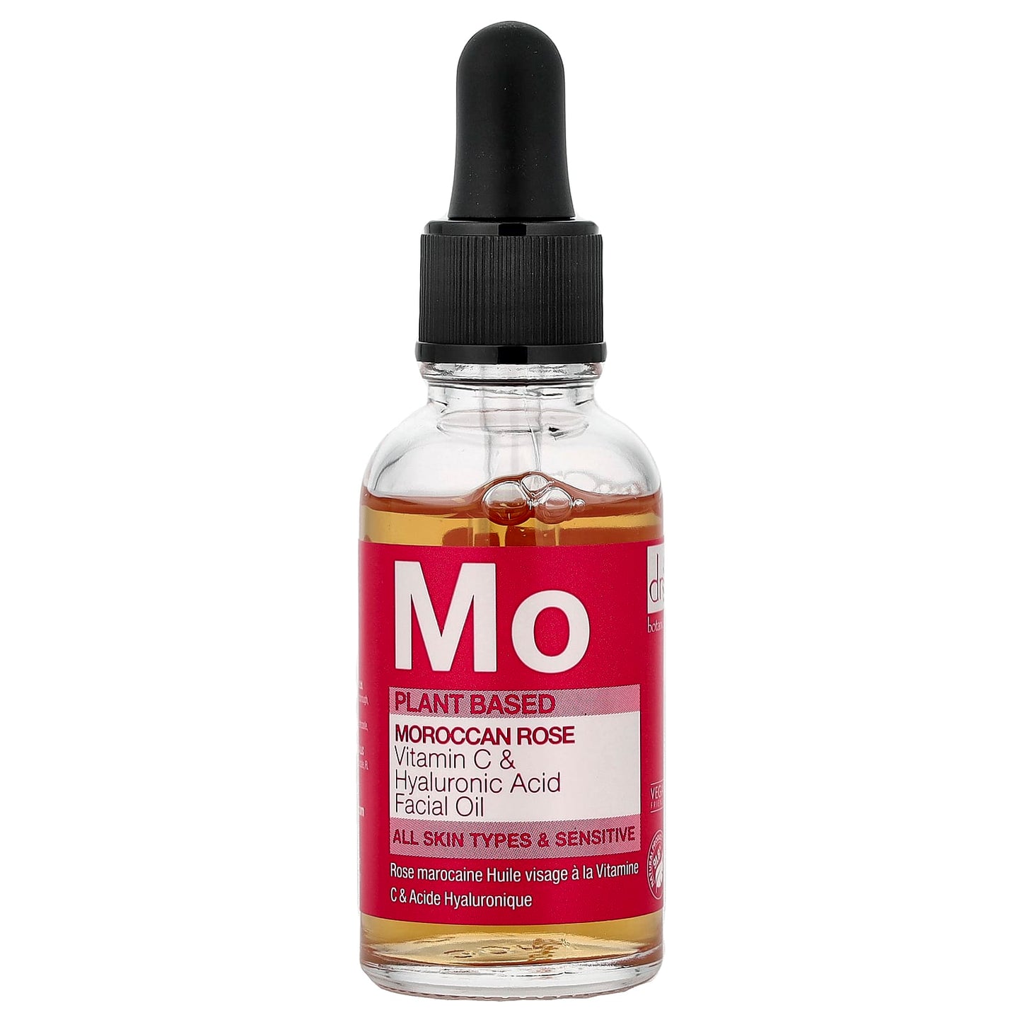 Moroccan Rose Vitamin C & Hyaluronic Acid Facial Oil - Dr. Botanicals 30ml - Image 1