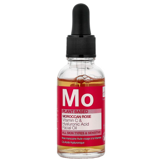 Moroccan Rose Vitamin C & Hyaluronic Acid Facial Oil - Dr. Botanicals 30ml - Image 1