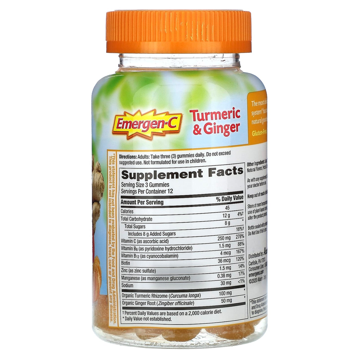 Boost Immune System with Turmeric & Ginger Emergen-C Gummies - Image 2