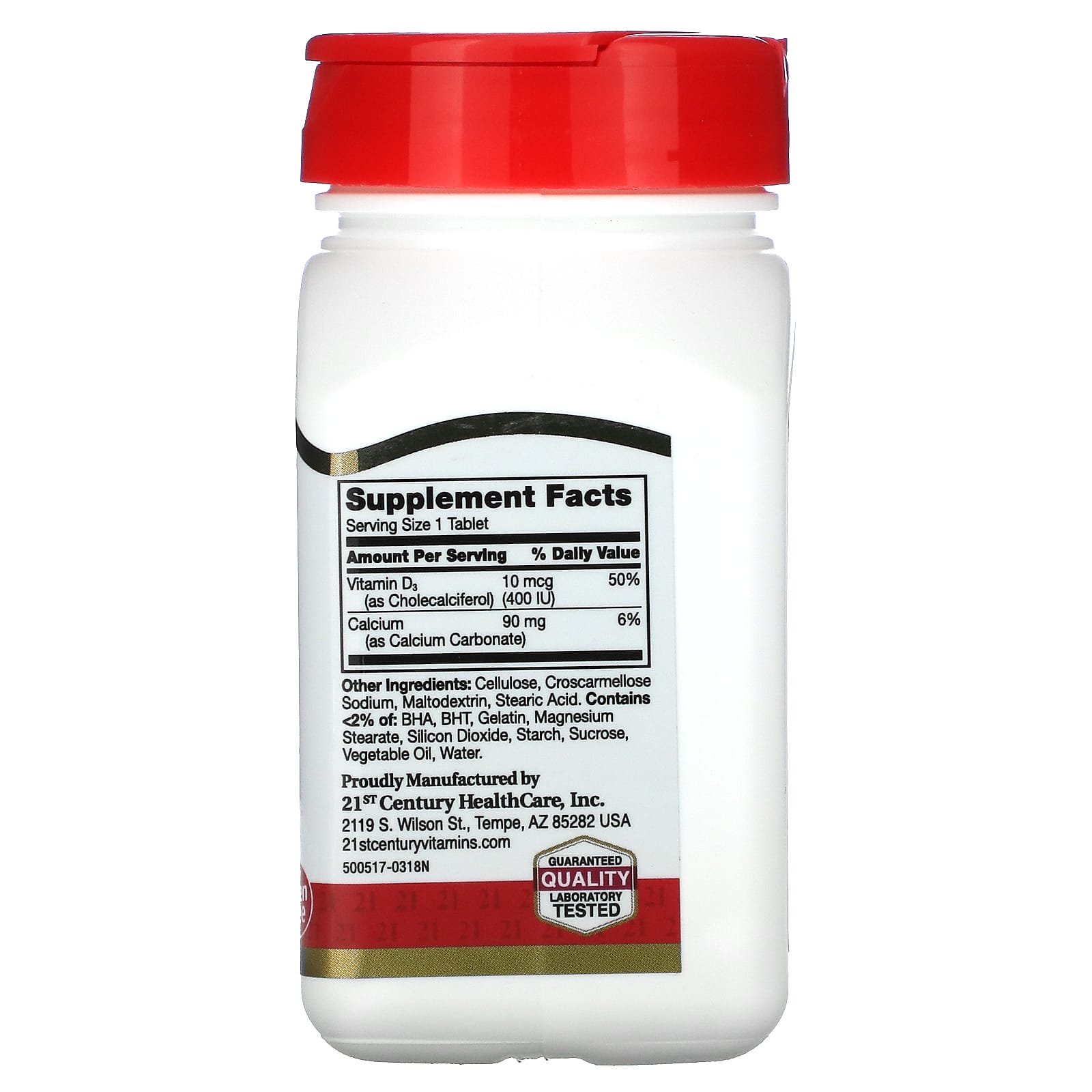 Vitamin D3 Supplement for Bone Health & Immunity | 21st Century - Image 2