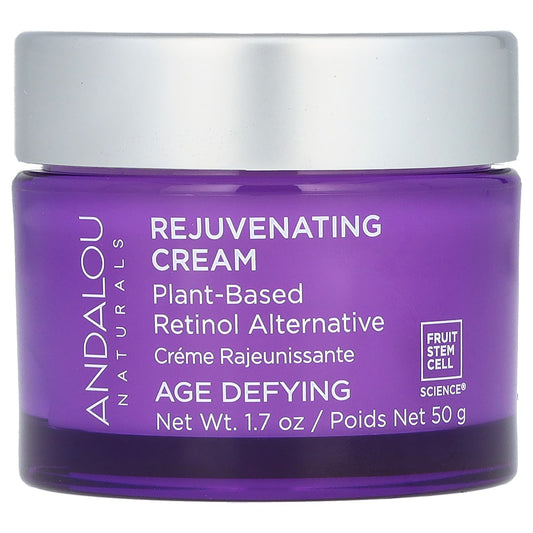 Plant-Based Retinol Alternative Cream for Smooth Skin from Andalou Naturals - Image 1