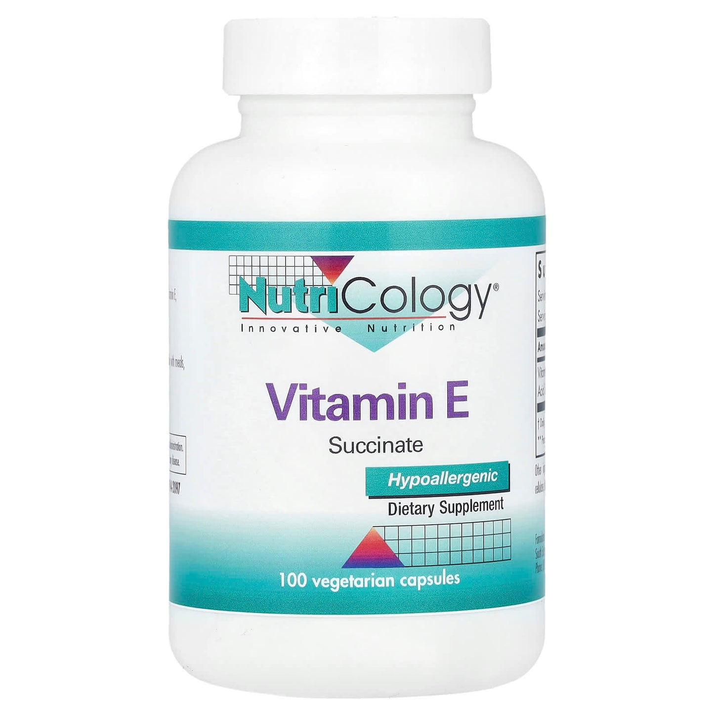 Nutricology, Vitamin E, 330 mg , 100 Vegetarian Capsules - Image 1