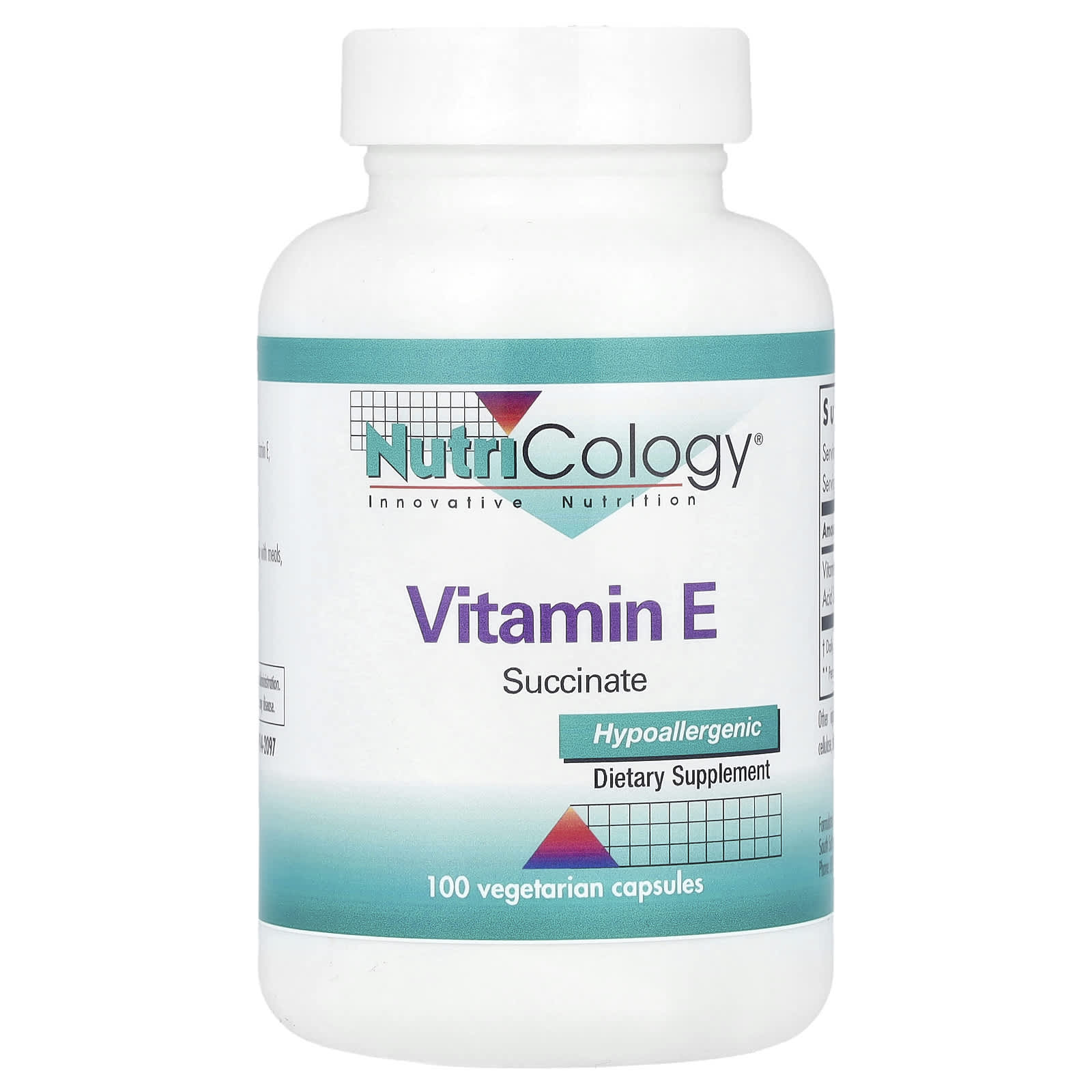 Nutricology, Vitamin E, 330 mg , 100 Vegetarian Capsules - Image 1
