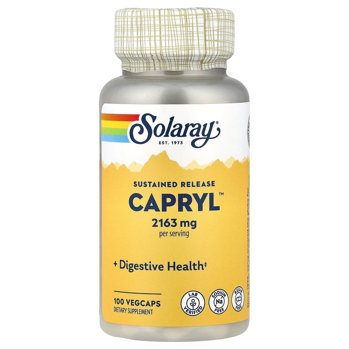 Solaray, Capryl™, 100 VegCaps - Image 1
